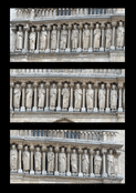 Statues majestueuses de Notre-Dame de Paris